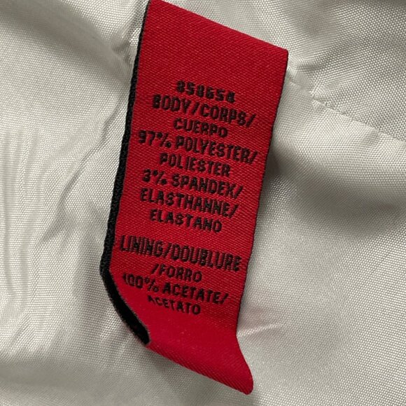 JS Collections Womens Silver Lace Jacket & Tiered Satin Skirt Formal Set Sz 2 - Picture 13 of 16